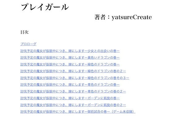 【【ノベル】プレイガール】yatsureCreate