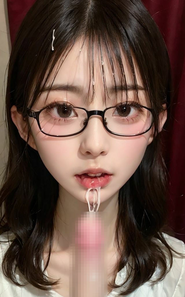 メガネっ娘のフ◯ラ画像流出！〜AI眼鏡美女のご奉仕パラダイス〜4