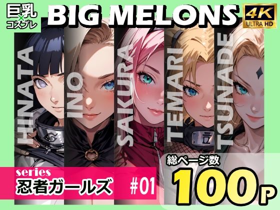 【BIG MELONS series忍者ガールズ ＃01】びっくめろん