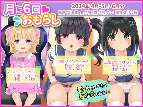 【月に6回おもらし〜2024年4月5月6月〜】mikkyway