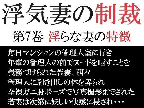 【浮気妻の制裁 第7巻 淫らな妻の特徴】海老沢  薫