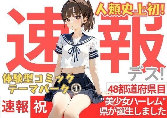 【【速報です！】人類史上初！！純粋培養された33万人『美少女ハーレム県』が誕生しました！！！-体験型コミック・テーマパークOpen-】天使出版